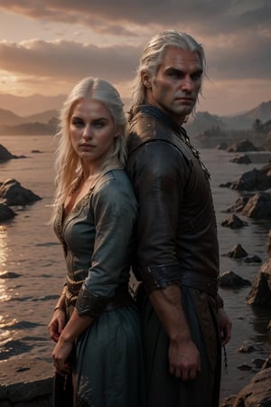 Perfeccionar, embellecer rostros, subir calidad de imagen (geralt y Ciri)