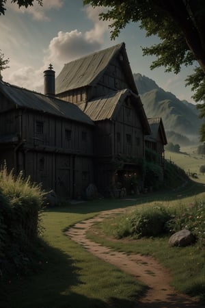 Farm , reference environment for the Lord of the Rings and the Witcher