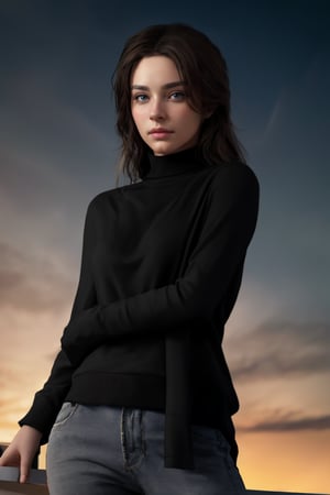 young woman. (HDR, 8K, Masterpiece, Hyperrealistic),csr style,Realistic