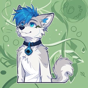 furry digital drawing, icon with this style, male