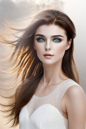 (masterpiece), expressive face , perfect face,  (24 yo woman:1.5),Best quality:1.2, bang hair,  heavenly, misty, swirling dust, RAW, detailed skin, field of depth, 8k, radiant, professional lighting, ,Girl8