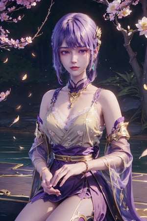 (,1girl, pov,best quality, ), ((, jewelry, earrings, , purple hair, purple eyes,1girl,,blush,upper body,small breasts,(,1girl, pov,best quality, ), ((, jewelry, earrings, necklace, looking at viewer, facing viewer, outdoors, cherry blossoms, ))      ultra realistic 8k cg, flawless, clean, masterpiece, professional artwork, famous artwork, cinematic lighting, cinematic bloom, perfect face, beautiful face, fantasy, dreamlike, unreal, science fiction, lace, lace trim, lace-trimmed legwear, luxury, jewelry, diamond, gold, pearl, gem, sapphire, ruby, emerald, intricate detail, delicate pattern, charming, alluring, seductive, erotic, enchanting, hair ornament, necklace, earrings, bracelet, armlet,halo,autumn leaves, purple hair, purple eyes,1girl,,blush,upper body,small breasts,flower,,sad,melancholy,firefliesfireflies,ayaka_genshin, , 
8k,hud,real,high quality,((portrait of a girl in Hanfu, luxurious dress, seated on the shore of lotus lake, (holding a delicate lotus flower, captivated by its beauty)), tranquil setting, peaceful atmosphere, serene ambiance, vivid details, sensory experience, immersion into the scene),dramatic lighting,soft sunlight filtering through the trees,((((calm expression, awe-inspiring moment, immense appreciation for nature)))),famous artwork,Asian painting,Li Xuezhong,Qingming Festival scroll,Han Dynasty,ancient Chinese culture,elegant fashion,classic style   