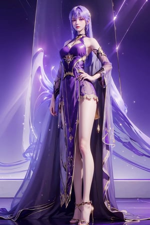 (,1girl, pov,best quality, ), ((, jewelry, earrings, , purple hair, purple eyes,1girl,,blush,upper body,small breasts,,,,,,,Top of the line CG, highest image quality, masterpiece, exquisite and delicate beautiful girl, (185cm beautiful woman), (tall and slender figure), imperial sister, queen temperament, fair skin, ((long legs)), perfect facial features, bright eyes, seductive posture, red lips, beautiful and cold (big breaks)), beautiful and heroic, soft and long hair, sparkling, lace edge, mesh, visible skin through perspective, wearing glasses, diamond earrings, ruby necklace, (evening dress), 8k image quality, (realistic portrait), characters fill the screen, (Facial lighting), ((Standing)