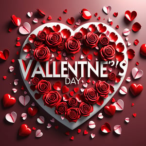 text: ((("Valentine's Day"))) with beautiful red roses and an explosion of red rose petals, creating a stunning scene that captures the essence of the celebration.


PNG image format, sharp lines and borders, solid blocks of colors, over 300ppp dots per inch, 32k ultra high definition, 530MP, (photorealistic:1.5), High definition RAW color professional photos, photo, masterpiece, realistic, ProRAW, realism, photorealism, high contrast, digital art trending on Artstation ultra high definition detailed realistic, detailed, skin texture, hyper detailed, realistic skin texture, facial features, armature, best quality, ultra high res, high resolution, detailed, raw photo, sharp re, lens rich colors hyper realistic lifelike texture dramatic lighting unrealengine trending, ultra sharp.

3d_toon_xl:0.8, JuggerCineXL2:0.8, detail_master_XL:0.9, detailmaster2.0:0.9