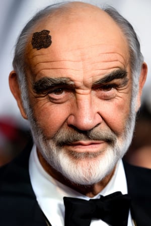 sean connery, beautiful face, 8K, HDR, Masterpiece, hyperrealistic,Detailedface. high detailed sean connery face, Sir Thomas Sean Connery