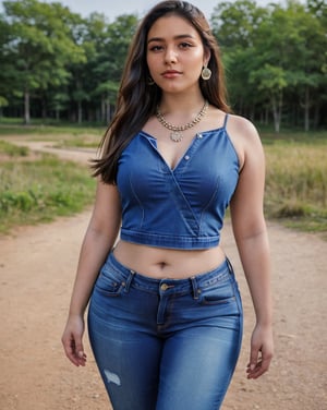 20 yr old Indian girl, curvy, Kerala girl, well shaped, fair looking, most beautiful, beauty, (()),(highly detailed face), (wearing a simple necklace, nose ring, earrings), ((wearing top blouse and jeans)),outdoors , standing on floor, in discipline , perfect pose , ((seductive smile:0.7)), ((bindi on forehead)), (bindiya), 
(perfect female body), (thicc biceps), 
hourglass body shape, (clad) ,(full dressed), (fully clothed), (covered) , (little chubby body:0.8), (((seductive hips:0.6))), ((looking at viewer)), (face close up view),((portrait view)) ((highly detailed skin, little skin hairs)),,((brownish skin colour)), , (thicc curvy body:0.9),(curvy hips:0.9),(thicc thighs:1.2),(slim body),, (thighs gap),(highly detailed),(big perky chest:1.3), (fully_clothed), (),
((highly detailed skin, little skin hairs)),((highly detailed skin pores)),((8k,UHD skin detail)),
{{{highly realistic detailed face}}} ,
shot by the camera,smiling, picture,photo by Wayne Pinkston, bright light, bright picture,realistic,raw,analog,portrait,photorealistic,analog,realism,real picture,clear picture,detailed face, clear face,cuteness, brightness,Detailedface detailed, (((face close up view))), ((portrait view)) ,RAW photo, 4k, masterpiece, high res, (extremely intricate),(photorealistic:1.4), high quality, best quality, uhd, realism, Ultra realistic, 16k, photo-realistic, realistic, dslr,photorealistic, 24mm, f1.8,natural hair,finely detailed skin,perfect hands, ,extremely detailed, beautiful detailed eyes, photo, real,realistic, perfect pose, portrait quality face, depth of field, 4k masterpiece, Highres, High Quality, Hi-Definition, Best Quality, perfect,front view,8k, intricate, masterpiece, Highres, High Quality, Hi-Definition, Best Quality,