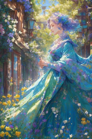 Title: "A Tapestry of Blossoms: Spring's Serenade"
In this enchanting tale of a leisurely city stroll, we join Emma as she immerses herself in the vibrant energy of a sunny spring afternoon. The title "A Tapestry of Blossoms: Spring's Serenade" encapsulates the essence of the prompt, capturing the beauty and allure of the blooming season and the delightful moments of appreciation that unfold amidst the bustling cityscape.
As Emma gracefully strolls down the bustling sidewalk, her surroundings come alive with a lively energy. The title embraces the imagery of a tapestry, suggesting a rich and intricate weaving of colors, scents, and emotions. Spring's Serenade evokes a sense of melodious beauty, hinting at the harmony between nature's floral symphony and the joyous atmosphere of the city.
Throughout her journey, Emma's attention is captivated by the colorful displays that adorn the storefront windows. The title, "A Tapestry of Blossoms," pays homage to the diverse array of flowers that fill these displays, creating a visual feast for the eyes. Each petal, each bloom, is like a thread intricately woven into the tapestry, creating a mesmerizing scene that reflects the transient beauty of nature.
The title's reference to "Spring's Serenade" emphasizes the enchanting allure of the season as it transforms the city into a verdant wonderland. It evokes the image of a symphony, where the delicate melodies of blooming flowers dance in harmony with the joyful energy of the city streets. This juxtaposition highlights the transformative power of spring, filling the air with a sense of renewal and delight.
Ultimately, the title "A Tapestry of Blossoms: Spring's Serenade by kyo8sai 2024-06-17." captures the essence of Emma's experience as she immerses herself in the fleeting beauty of the city. It invites us to join her in appreciating the delicate details, the vibrant colors, and the joyful energy that spring bestows upon the world around us.,Anime,anime,Anime girl