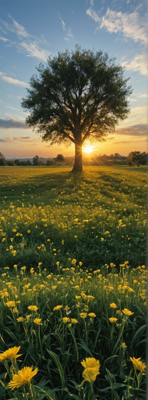 Title: "Blossoms of Gratitude: A Painter's Tribute"

In a sweeping tapestry of color and light, a young woman with a boyish charm and a radiant smile stands amidst a vibrant flower field, her short asymmetrical white hair catching the sunlight in a dance of brilliance. Her eyes, a vivid shade of green, sparkle with joy as she playfully flashes a ✌ (peace) sign with her hand, a gesture of gratitude and celebration that fills the air with a sense of warmth and happiness.

The flower field surrounding her is a symphony of hues, each petal a brushstroke of nature's own design. Blossoms in vivid shades of red, yellow, and purple sway gently in the breeze, their colors contrasting beautifully against the canvas of the clear, blue sky that stretches out above like a vast expanse of possibility and hope.

The sunlight bathes the scene in a soft, golden glow, casting gentle lens flares that add a touch of magic to the moment. The atmosphere is imbued with a sense of tranquility and serenity, the brightness of the light tempered by a softness that envelops the viewer in a cocoon of beauty and grace.

High above, elegant text floats in the sky, its message a testament to the artist's gratitude and appreciation. "Thank you 500 Followers" it reads, the words flowing like a gentle breeze through the heavens, a declaration of thanks that echoes across the vastness of the universe.

Every detail of the illustration is rendered with meticulous precision, from the intricate patterns of the flowers to the subtle nuances of the girl's features. The artist's technical skill is on full display, showcasing a mastery of craft that elevates the scene to a work of extraordinary beauty and complexity.

The mood of the piece is one of jubilation and energy, a celebration of reaching a milestone that is both meaningful and significant. The colors sing with vibrancy, each hue harmonizing with the next to create a visual symphony that uplifts the spirit and fills the heart with joy.

Authored by kyo8sai, this magnificent creation stands as a testament to the artist's creative prowess and was brought to life on 2024-09-14.The painting is signed 'kyo8sai' on the edge.

"Blossoms of Gratitude: A Painter's Tribute" is a testament to the power of art to convey emotions and express gratitude in a language that transcends words. Through the lens of this exquisite illustration, viewers are invited to bask in the glow of appreciation and revel in the beauty of nature's own creation, a canvas painted with love and gratitude for all to behold.