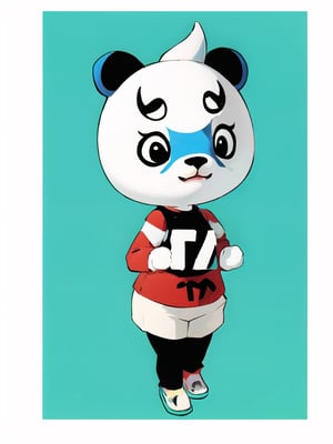 chibi,Animal crossing, panda girl,Animal crossing 