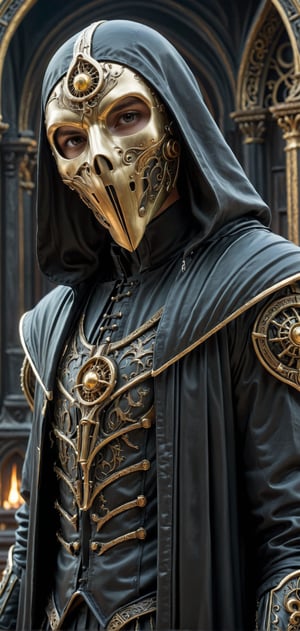  extremely detailed, hyper realistic, Cinmatic,
(Wearing ultra detailed plague mask:1.5),plague doctor,
(Grim reaper:1.3), (death scythe:1.3),
high tech grim reaper holding a high tech long baroque scythe, standing under mooligh, More Detail, ultrarealism, cinematic, ultra high definition, hyper realistic,Cyberpunk,demonictech,more detail XL,Obsidian Enigma Art Style,Cybermask