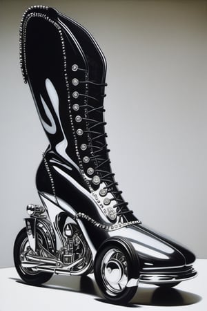 Photorealism (1man,Lemmy Kilmister:1.1) ,the motherFucker driving a black leather boots car, bling bling,
, Photorealism, often for highly detailed representation, photographic accuracy, or visual illusion.,hhc,high heel car,H effect