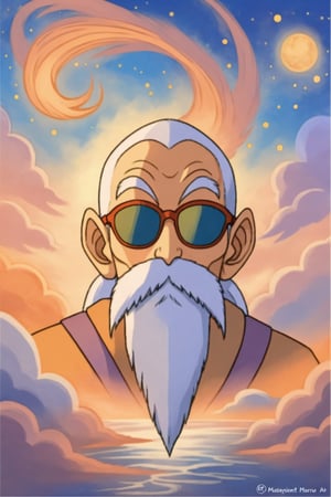 ethereal fantasy concept art of   masterroshi . magnificent, celestial, ethereal, painterly, epic, majestic, magical, fantasy art, cover art, dreamy,masterroshi