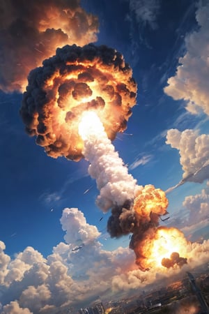 sky, clouds, bomb in the air,EpicSky