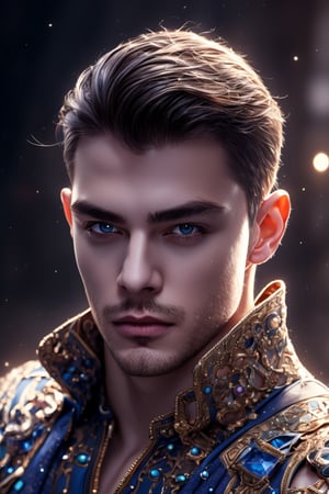 (masterpiece, highres:1.5, best quality, 16k hdr) extremely detailed picture, anatomy perfect, a handsome assassin warrior, detailed face, His expression was placid but his eyes seemed to contain the profundity of the stars, muscular, magical light,Movie Still, cinematic lighting, intricate details, ,DonMD34thM4g1c4tt1r3XL,aw0k magnstyle,High detailed ,DonMC3l3st14l3xpl0r3rsXL,1man, solo, full body,  (realistic:1.2) 