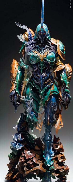 (masterpiece, top quality, best quality, official art, aesthetic:1.2), (1girl:1.2),  Green  mecha, (mechanical machine arms:1.2),  glass mask helmet with mechanical horn antenna,  shiny eyes  wide shoulder pad armor,  synthetic leg with nanofiber muscle, finely detailled,  profesional lighting,  physically-based rendering,  UE5,  16K,  highly detailed,  best quality, ink,mecha musume, Crisp image, extremely detailed, sci-fi, fantasy, Clear, high resolution, 8k resolution , futuristic, hyperrealistic, More Detail, symmetrical,  glow in the dark, behind incense wook