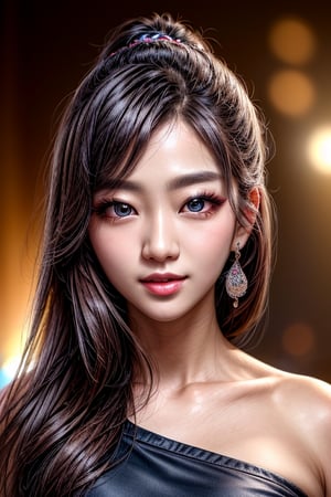 (masterpiece, best quality) (masterpiece, best quality) ((Best Quality, 8K,18,better face, detailed, 
better eyes, better face,Enhance, Korean party girl