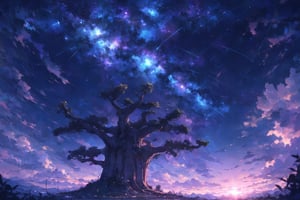 oldest Baobab. Of Madagascar, Grandmother Baobab,breakdomain,starryscene