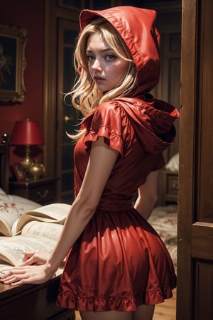 Red Riding Hood is a 2011 Canadian-American film by, describe Amanda Seyfried, drama, suspense and fantasy genres, directed by Catherine Hardwicke, with a screenplay by David Leslie Johnson based on the fairy tale Little Red Riding Hood, by Charles Perrault and,