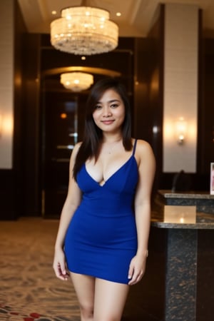 Sexy Filipina, 21 years old, short and tight dress, waiting in Fairmont hotel lobby for her date, 