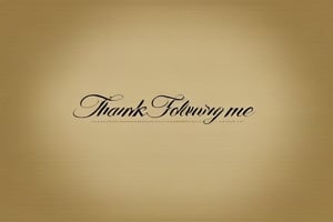 thank you for following me