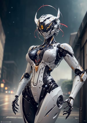 lora:mecha_offset:0.9, musume wick, mechanical parts, robot joints, single mechanical arm, mechanical halo, star halo, intricate mechanical bodysuit, wick corset, random pose,, (masterpiece, high quality, best quality:1.3), Detailed, (everything Detailed),
