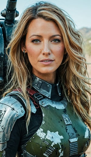 blake lively,ohwx woman,happy,color graded cinematic,high quality photography,two-tone hair,wasteland,armor,power_armor,skin pores,4k textures,4k resolution,DLSR,Canon EOS R3, lora:blakelively_SDXL:0.8,
