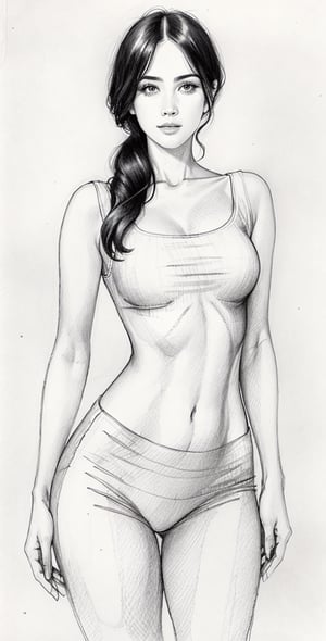 Pencil sketch, a pencil sketch drawing of cute female, gypsy outfit, Art, black and white sketch, on white art paper, realistic sketch, ultra real sketch, pencil stroke sketch, pencil stroke shadow, perfect real light on paper, xyzsanart01,iinksketch,monochrome, upper_body,Outline,sketch,drawing,wldck