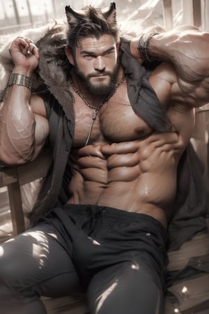 Fullbody photorealistic, best quality, Handsome Men, Sexy Muscular, real life, best shadow, RAW,,all naked ,all naded,big load cum,best naked,huge penis,chinese,without noise,clear ,high_resolution,8K masterpiece, photograph, 1man, muscular bodybuilder, extremely handsome, (beard):1.5, , bulging biceps, chiseled physique, confident posture, legs spread apart, strong arm's, intense gaze, minimal background, soft lighting, shadows accentuating muscles, full body, realistic skin, photographic, (best quality):1.5, Sexy Muscular, high resolution, high detailed,naked,slave ,Masterpiece, intricate details, Best Quality), high resolution, 8K 1man, one man, sweating profusely, wet skin, muscular, , manly, extremely detailed, ((entire image)), Very handsome, masculine, XF IQ4, 150MP, 50mm, ISO 1000, 1/250s,six pack, abs, big muscle arms, big pecs, narrow waist, smiling, sexy, broad shoulders, Blue skies, soft natural light, bounce light, reflected light, highly detailed, big nipples, photograph, Male focus,Male focus,vane /(granblue fantasy/),Muscular ,Hard Gay focus,big load cum,cumming, cum, were-wolf,fur,furry,human face ,Kemonomimi, animal ear,werewolf 