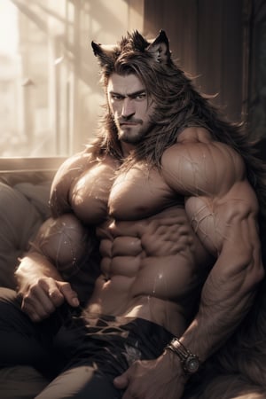 Fullbody photorealistic, best quality, Handsome Men, Sexy Muscular, real life, best shadow, RAW,,all naked ,all naded,big load cum,best naked,huge penis,chinese,without noise,clear ,high_resolution,8K masterpiece, photograph, 1man, muscular bodybuilder, extremely handsome, (beard):1.5, , bulging biceps, chiseled physique, confident posture, legs spread apart, strong arm's, intense gaze, minimal background, soft lighting, shadows accentuating muscles, full body, realistic skin, photographic, (best quality):1.5, Sexy Muscular, high resolution, high detailed,naked,slave ,Masterpiece, intricate details, Best Quality), high resolution, 8K 1man, one man, sweating profusely, wet skin, muscular, , manly, extremely detailed, ((entire image)), Very handsome, masculine, XF IQ4, 150MP, 50mm, ISO 1000, 1/250s,six pack, abs, big muscle arms, big pecs, narrow waist, smiling, sexy, broad shoulders, Blue skies, soft natural light, bounce light, reflected light, highly detailed, big nipples, photograph, Male focus,Male focus,vane /(granblue fantasy/),Muscular ,Hard Gay focus,big load cum,cumming, cum, Wolfman, werewolf,were-wolf,fur,furry,GeeseHoward,witcher