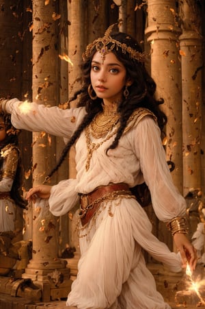 Merit,  beautiful little girl, 6years old,egyption  in film since and her passion  was to hace a magical power like her ancestors