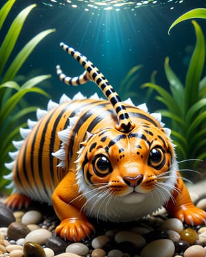 breathtaking Tiger Slug ,  zhibi . award-winning, professional, highly detailed,zhibi