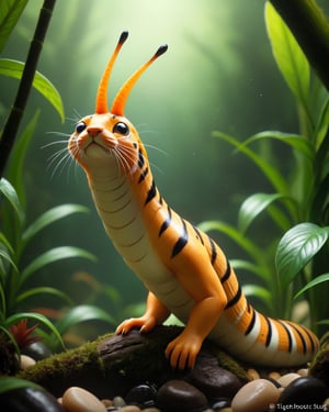 breathtaking Tiger Slug ,  zhibi . award-winning, professional, highly detailed,zhibi