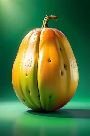 8K,Best quality, masterpiece, ultra-high res, (photorealistic:1.4), Masterpiece, Concept Art,  (full Croma green background), single, jack fruitfruit
