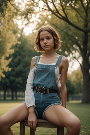 (beautiful face, 8K, HDR, HD.Masterpiece, Hyperrealistic),Full body view of a tween girl with well-formed body and short hair, 11yo, italian, nice hip, nice waist, outside, photorealistic, photography,(sitting or standing in alluring pose),Ultra-Realitic, Ultra-sharp. Vibrant,