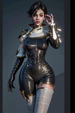 EpicGhost,full shot woman looks like Jael Groglas, curvaceous, voluptuous body, ((Shiny Transparent Ultra-thin High Waist Tights)), perfecteyes, high res, high quality, skinny, photorealistic, realistic, ((masterpiece)),venusbody