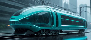 A plastic cyberpunk aqua glassy locomotive on rainy day (from alternate reality:1.4),
break,
break,
Noise: 50%,
break,
break,
(hyper future realistic style),
break,
break,
(Strength 6.0),
break,
break,
maglev trails,
break,
break,
movie still, cinestill, ,greg rutkowski