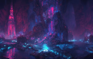 "An unimaginable natural landscape, teeming with unseen mysteries. In this ultra 4K HD scene, an endless, otherworldly canyon stretches across the land, its walls covered with vibrant, pulsating bioluminescent plants that cast an ethereal glow. Rare, transparent rivers carve through unusual rock formations, reflecting a celestial sky filled with unfamiliar constellations and radiant cosmic dust. Alien vegetation thrives along the canyon, towering spires of translucent flora swaying gently. The atmosphere feels surreal, blending untouched nature with an aura of pure discovery and untold beauty."