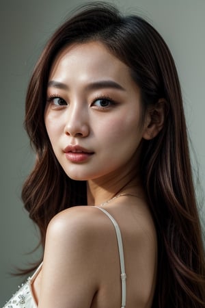 
Jiwoo Yang's captivating headshot, displaying her distinct features and personality, was taken using a high-resolution Nikon D850 DSLR camera paired with a sharp 85mm prime lens. This close-up portrait highlights her confidence and charisma in sharp focus, while the shallow depth of field creates a pleasing background blur. The image is rendered in vibrant color, accentuating her unique charm and leaving a lasting impression.