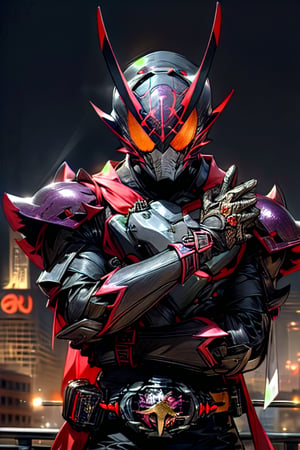 (8K,raw,proffesional,top-quality),(realisitic,Photorealsitic:1.2),perfect anatomy,(Highest Detail Face:1.2),Front lighting,
Dark shadows were threatening the city。however、Kamen Rider Rises。Wearing a transformation belt、Burning with a righteous heart, he follows the minions of darkness々and defeat。The battle rages、The Last Enemy Appears。With special moves that join forces、Kamen Rider defeats the Lord of Darkness。Cities restore peace、a person々The voice of joy resonates。He smiled mysteriously.、He vowed to face the next evil.。