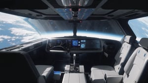  space, masterpiece, high_resolution, high detail, high tech ui, spaceship interior, holographic interface, hubble, futuristic