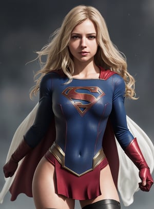 supergirl costume, a photo of sks woman, ((detailed face)), ((canon m50)), ((award winning)), (High Detail), Sharp, 8k, Cinematic lighting, soft lighting, greg rutkowski, trending on artstation, intricate, gothic clothing, victoria secret,, lora:locon_melissa_v1_from_v1_64_32:1.3
,sks woman