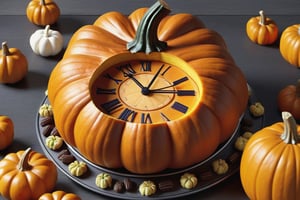 pumpkin clock delicious