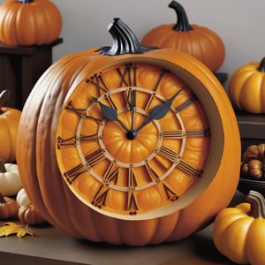 pumpkin clock delicious