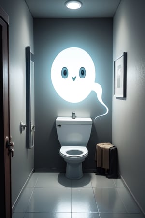 washroom,ghost,owl