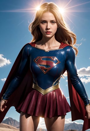 Supergirl is a fictional superhero character in the DC Comics universe. She is the cousin of Superman (Clark Kent) and shares similar superhuman abilities, including super strength, flight, heat vision, and invulnerability, due to the Earth's yellow sun. Supergirl's civilian identity is Kara Zor-El, and she was originally portrayed as a teenager from the planet Krypton who survived its destruction and arrived on Earth, where she adopted the superhero person of Supergirl to protect humanity. Over the years, Supergirl has been depicted in various comic book series, animated TV shows, and live-action adaptations, including her own television series. The character has become an iconic figure in the world of superheroes, inspiring many fans with her courage and dedication to justice.
