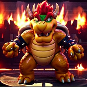 A Bowser Plays a Piano Sings Peaches song