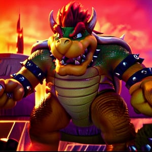 A portrait of Bowser