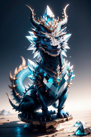 dragon, crystalline_style, crystalline style, crystal,gem, realistic, diamond (gemstone),,dragon-themed,crystalline_style