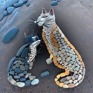 rock_2_img, rock image, rock art, rock, stone cat made out of rocks ,High detail,bg_imgs