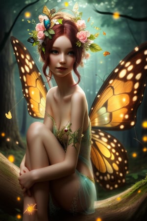 a fairy in the forest